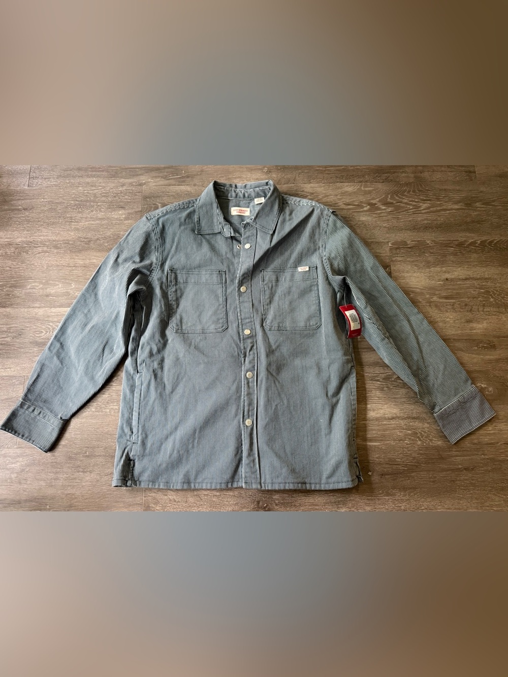 *NEW* Mens LEVI STRAUSS utility shirt jacket sz M